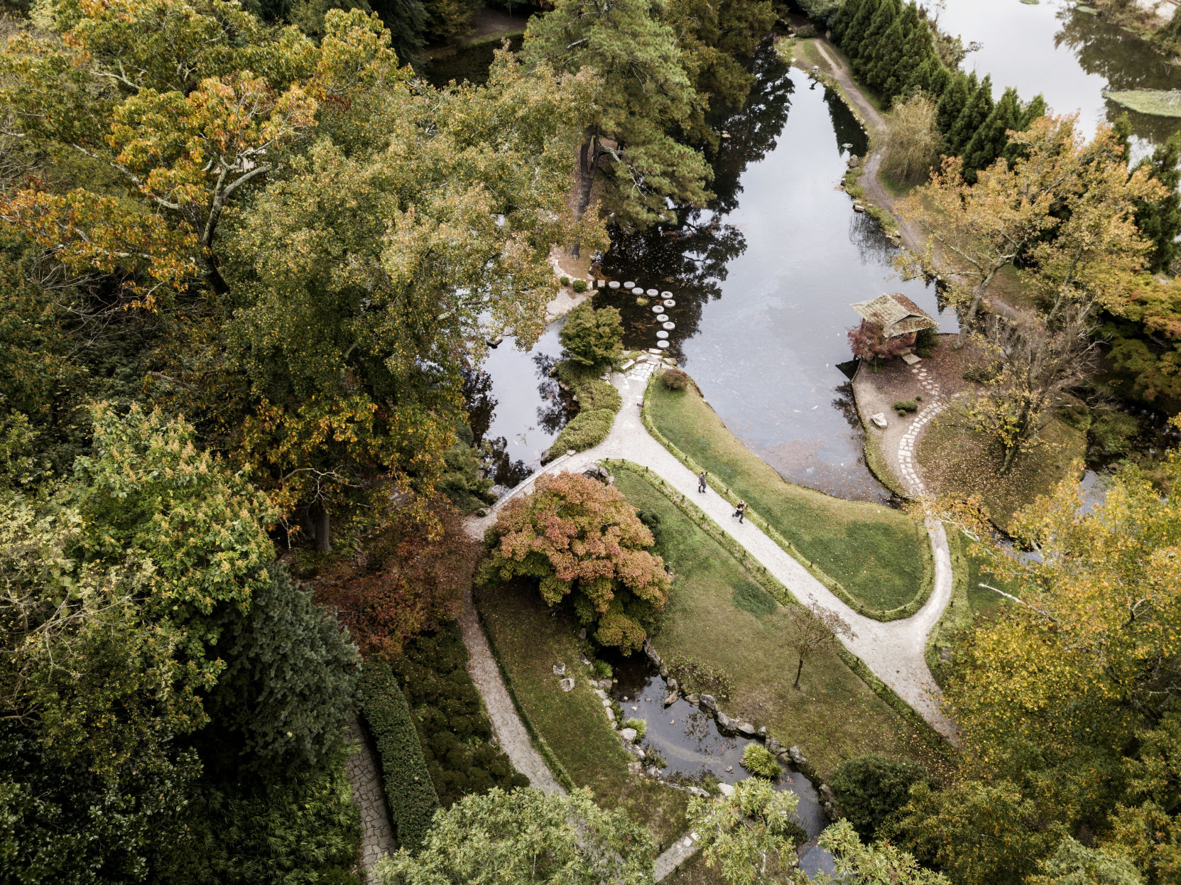 Aerial photo of Maymont